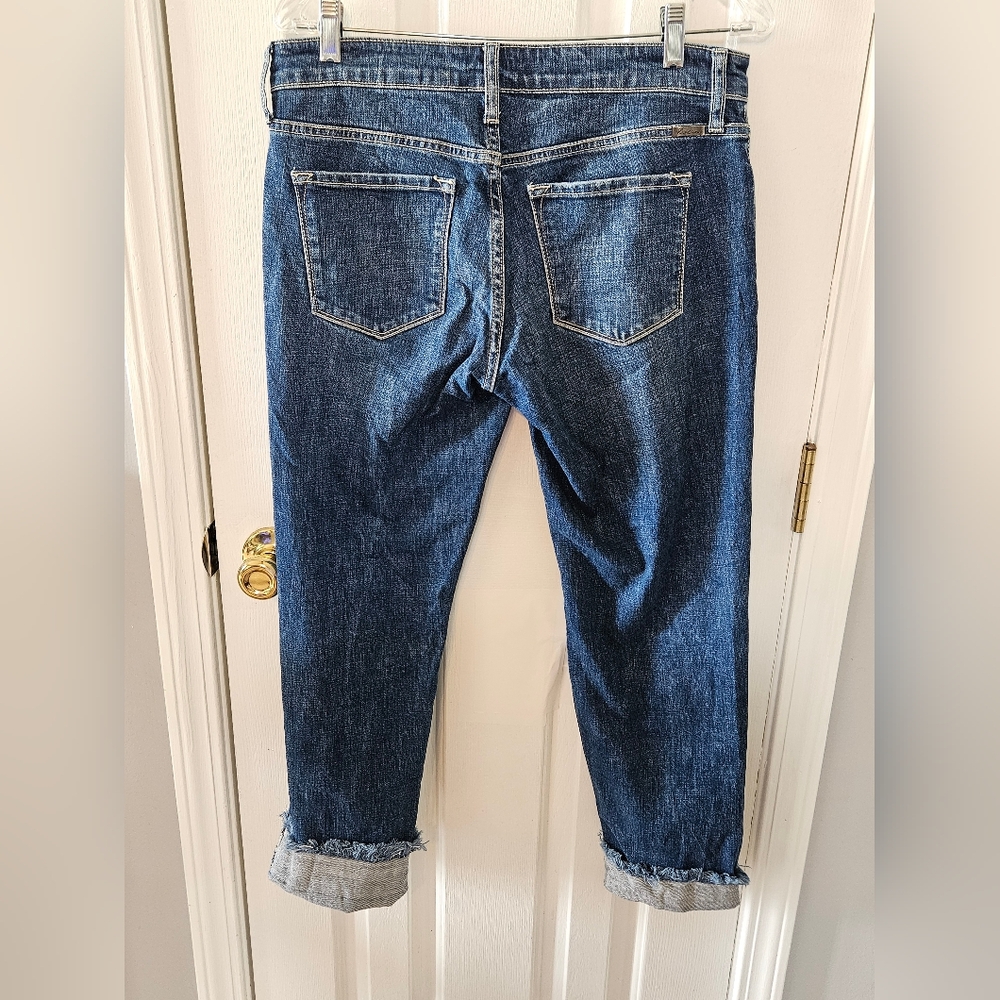KanCan Blue Boyfriend Jeans Relaxed Distressed 7 / 27 - Picture 2 of 5